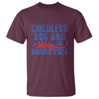 Childless Dog Dad For Harris 2024 T Shirt - Wonder Print Shop