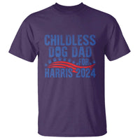 Childless Dog Dad For Harris 2024 T Shirt - Wonder Print Shop