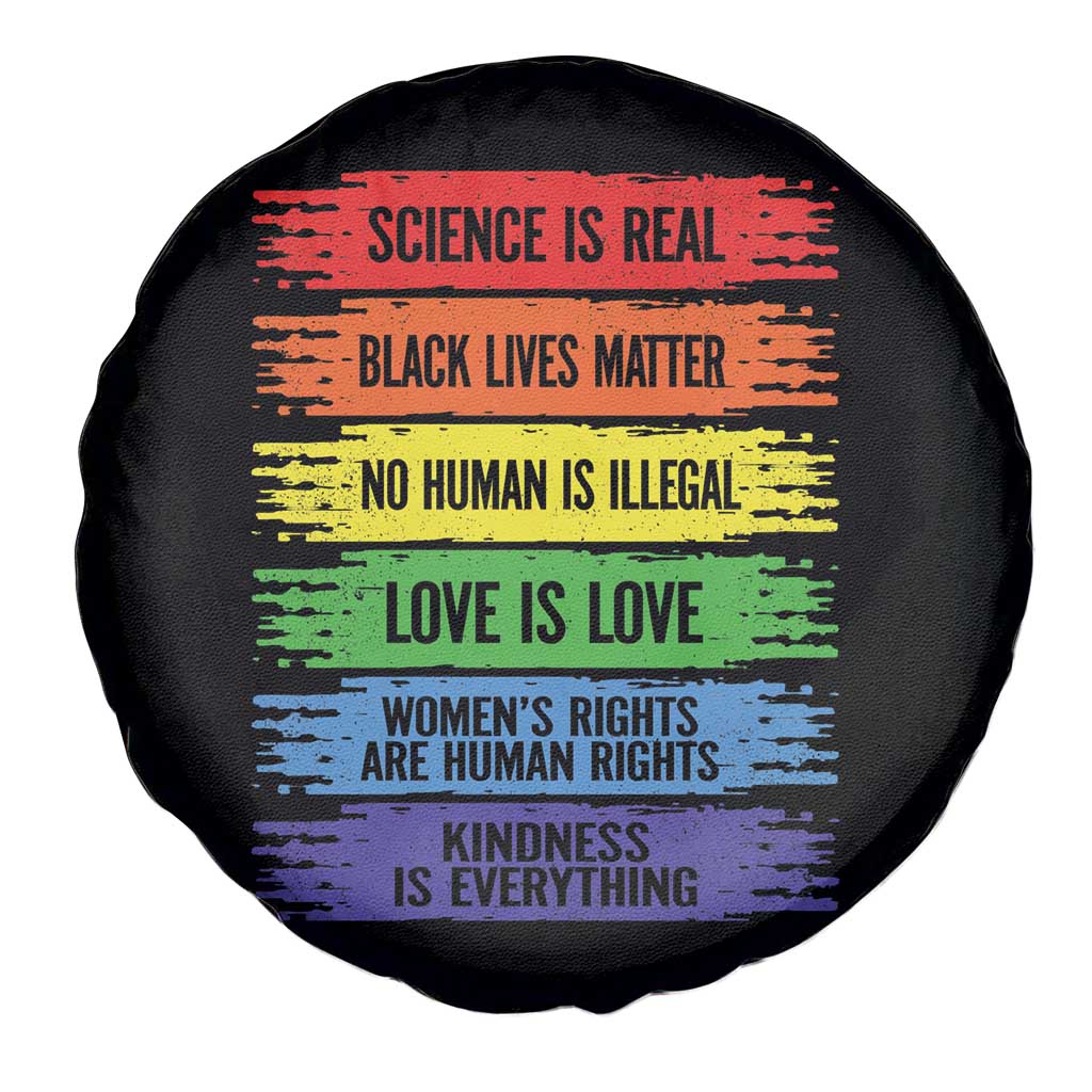 Human Rights Spare Tire Cover LGBT Black Feminist