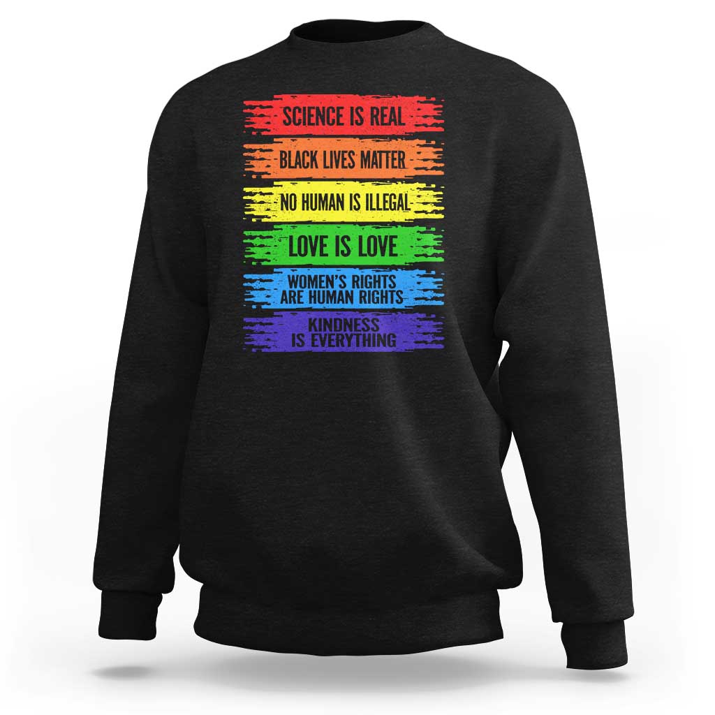 Human Rights Sweatshirt LGBT Black Feminist - Wonder Print Shop