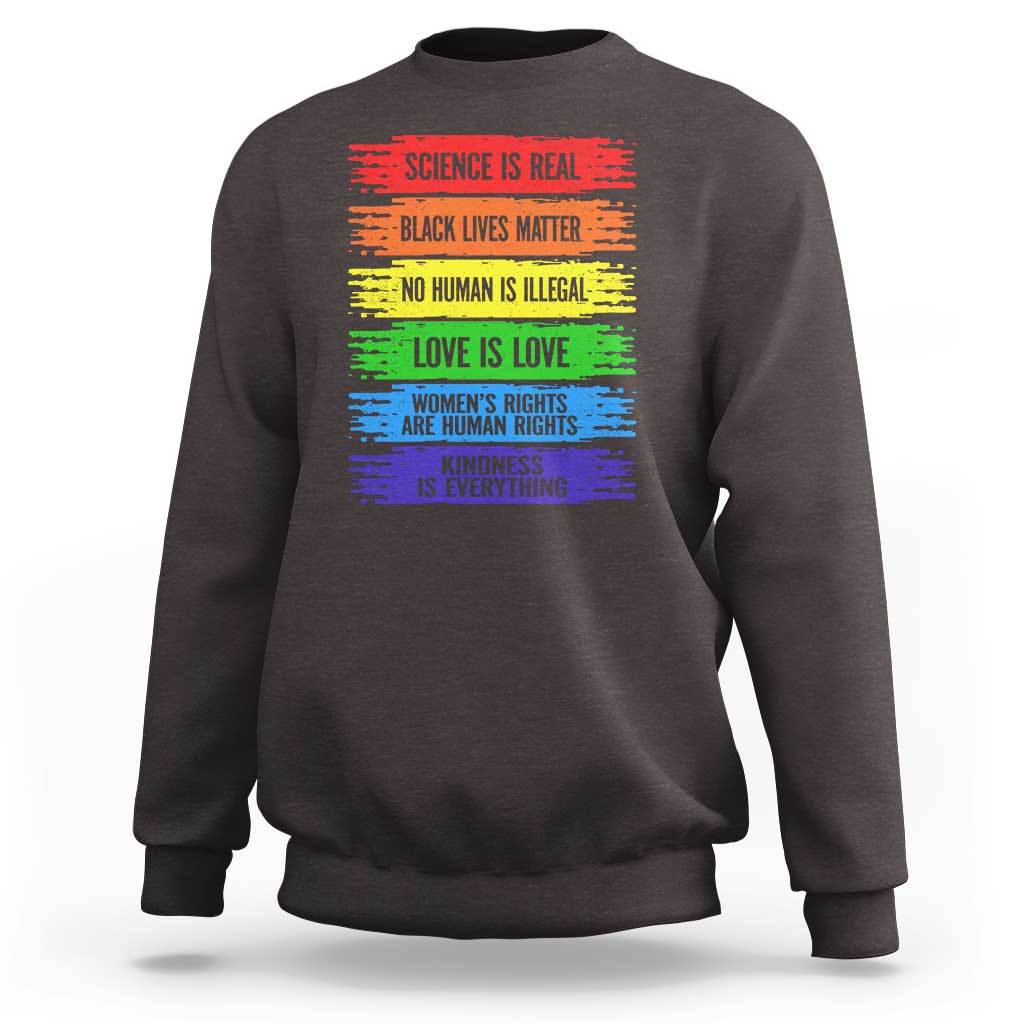 Human Rights Sweatshirt LGBT Black Feminist - Wonder Print Shop