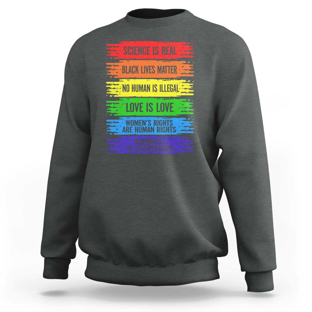 Human Rights Sweatshirt LGBT Black Feminist - Wonder Print Shop