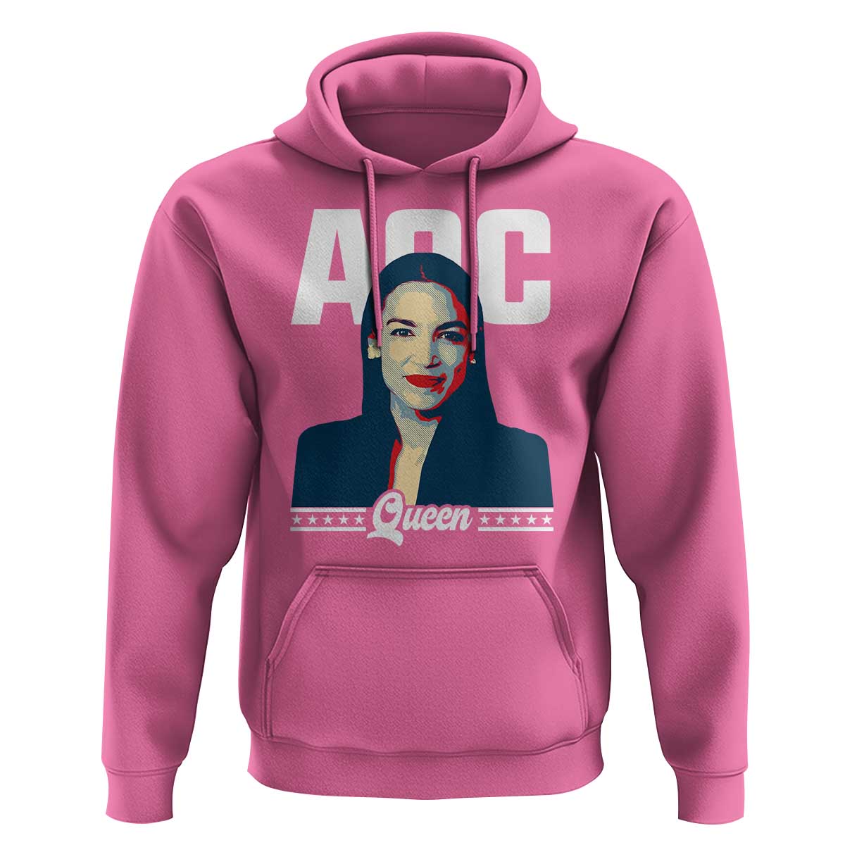 Alexandria Ocasio Cortez Feminist AOC Queen Hoodie - Wonder Print Shop