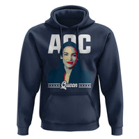 Alexandria Ocasio Cortez Feminist AOC Queen Hoodie - Wonder Print Shop
