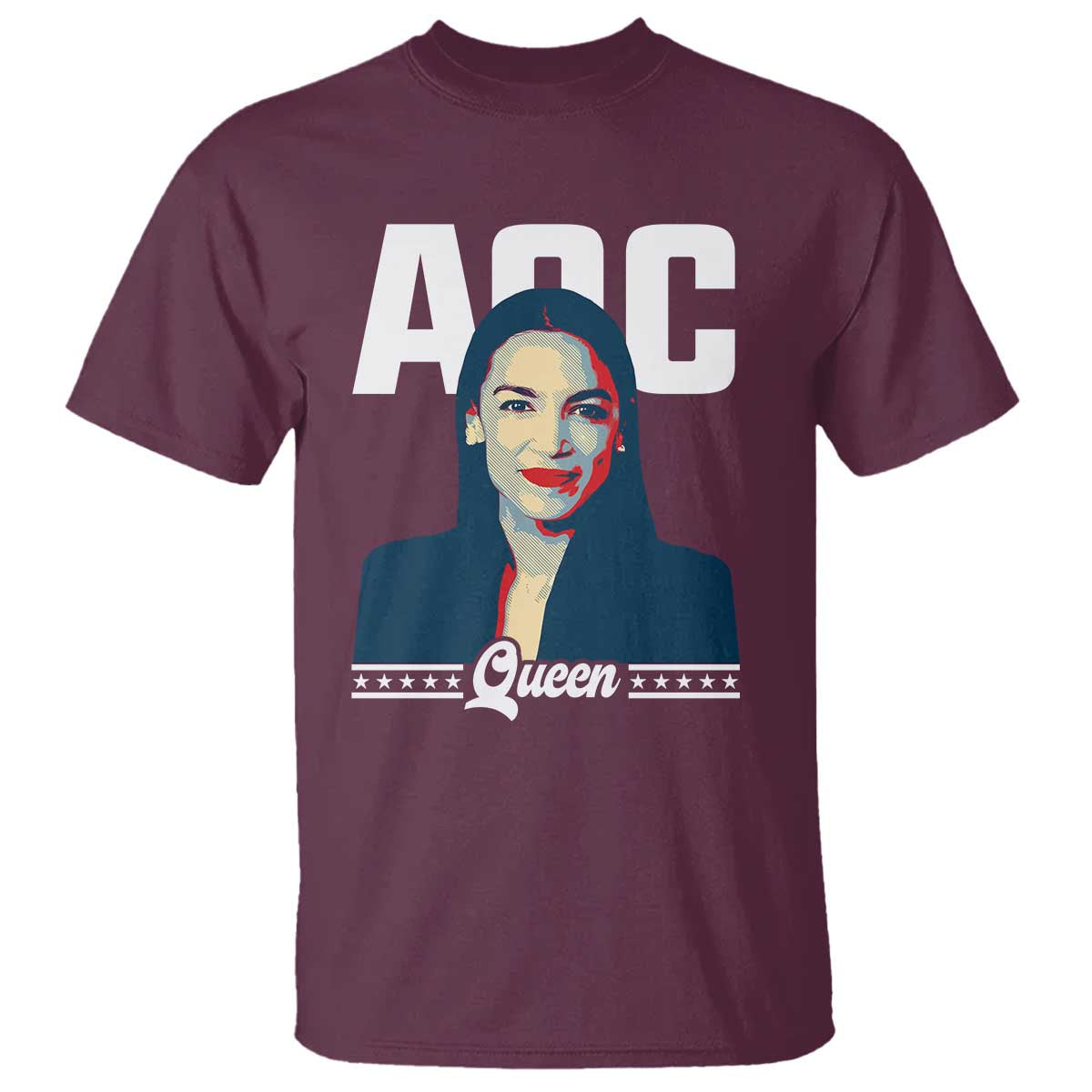 Alexandria Ocasio Cortez Feminist AOC Queen T Shirt - Wonder Print Shop
