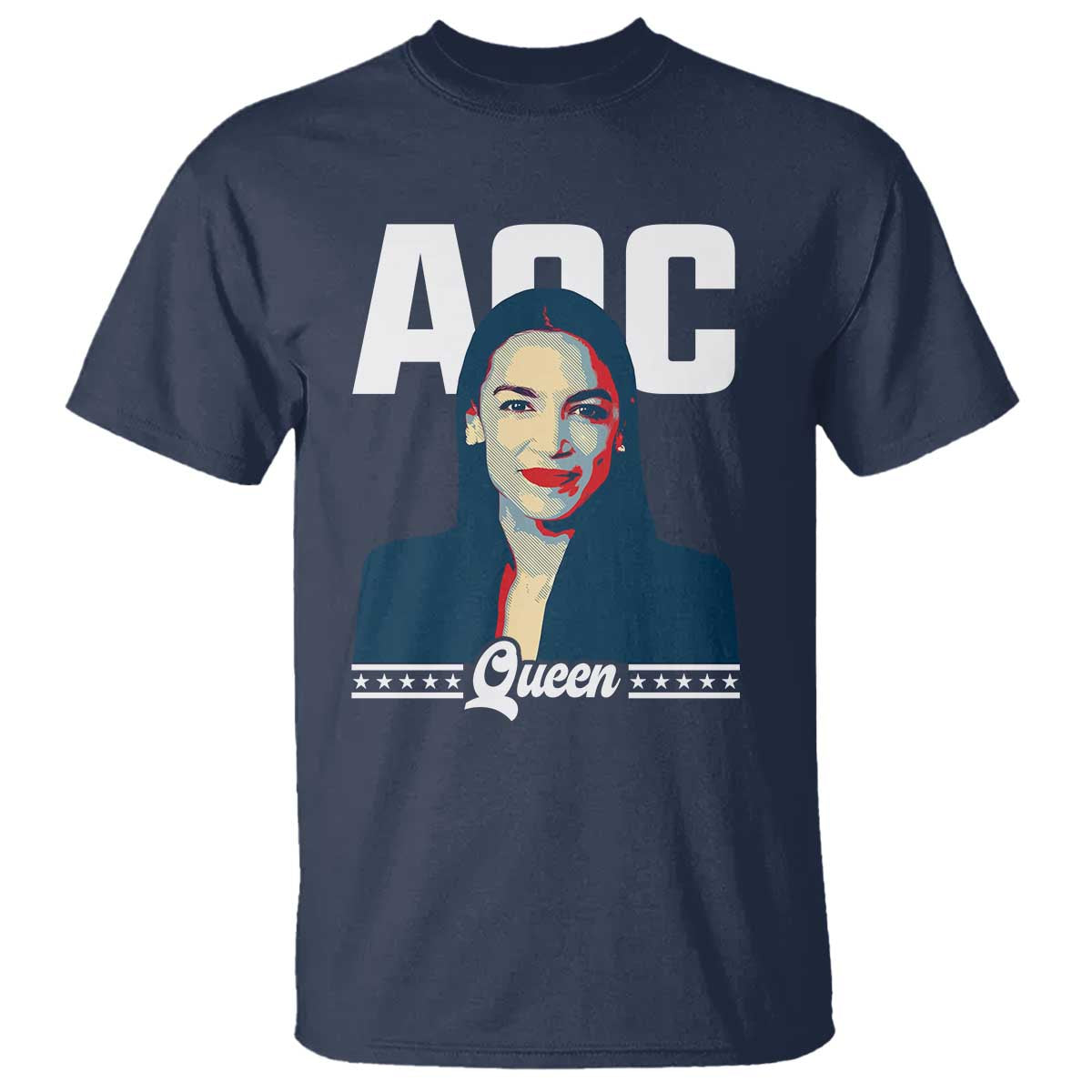 Alexandria Ocasio Cortez Feminist AOC Queen T Shirt - Wonder Print Shop