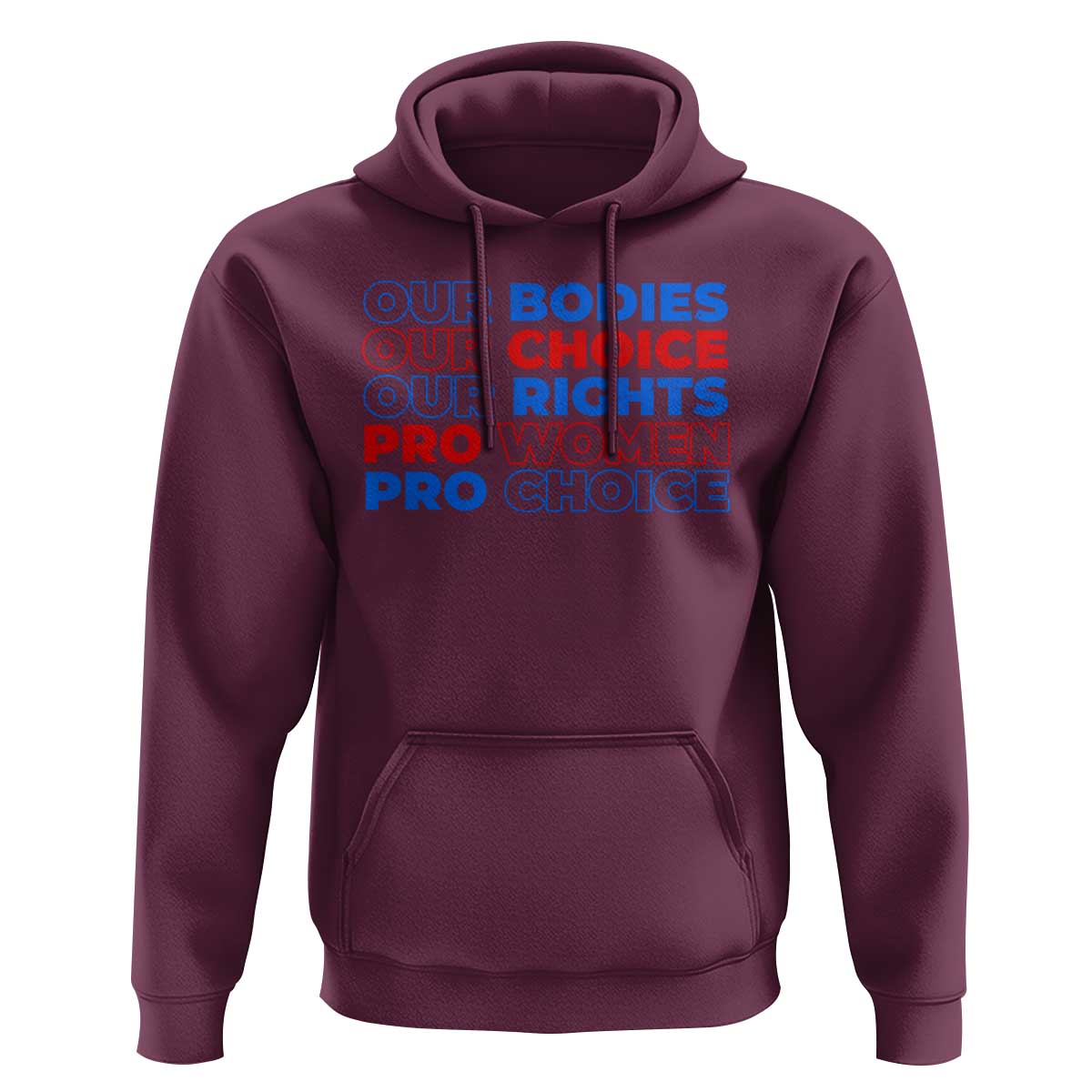Abortion Pro Women Pro Choice Hoodie US President Election 2024 Feminist Women Rights - Wonder Print Shop