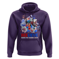 Believe Khive For Harris 2024 Hoodie Bee American Flag - Wonder Print Shop