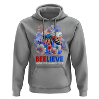Believe Khive For Harris 2024 Hoodie Bee American Flag - Wonder Print Shop