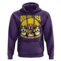President Debate 2024 Hoodie Funny Dogs and Cats They're Eating What - Wonder Print Shop