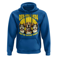 President Debate 2024 Hoodie Funny Dogs and Cats They're Eating What - Wonder Print Shop