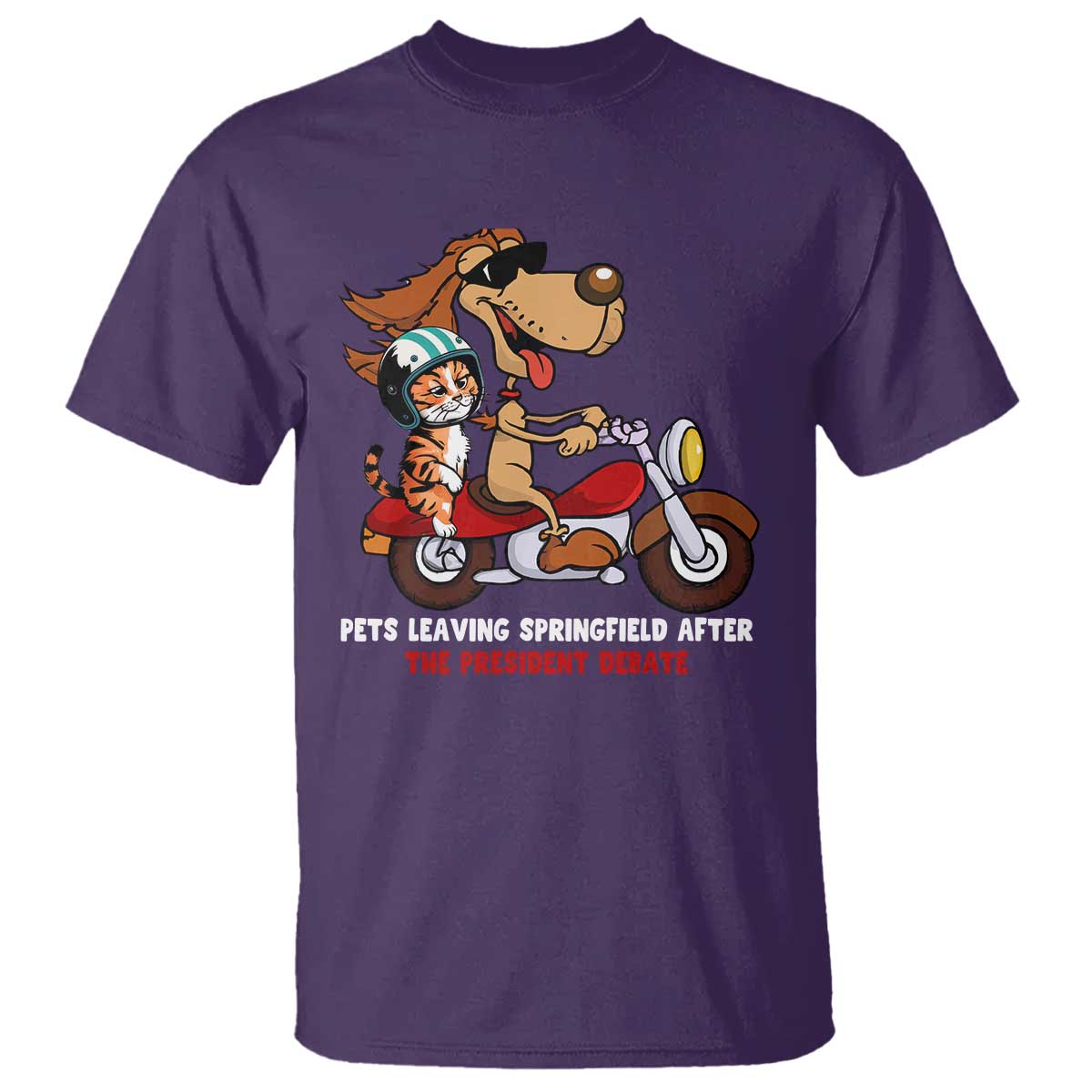 President Debate 2024 T Shirt Funny Pets Leaving Town - Wonder Print Shop