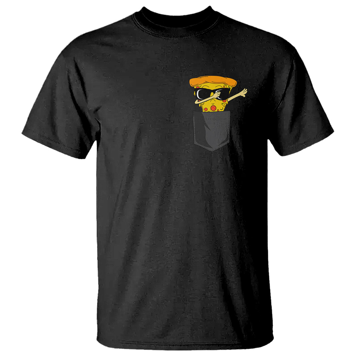 Pizza In A Pocket Funny Dabbing T Shirt - Wonder Print Shop