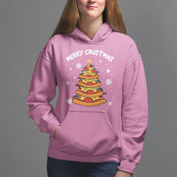 Merry Crustmas Pizza Christmas Tree Xmas Hoodie - Wonder Print Shop