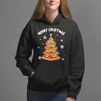 Merry Crustmas Pizza Christmas Tree Xmas Hoodie - Wonder Print Shop