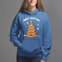 Merry Crustmas Pizza Christmas Tree Xmas Hoodie - Wonder Print Shop