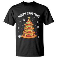 Merry Crustmas Pizza Christmas Tree Xmas T Shirt - Wonder Print Shop