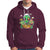 Alien Eating Pizza Outer Space With Planet UFO Hoodie - Wonder Print Shop