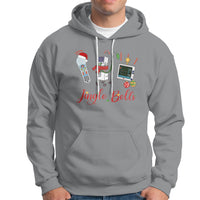 Christmas Nurse Jingle Bells Telemetry Respiratory Therapist Hoodie - Wonder Print Shop