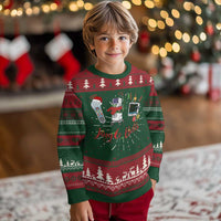 Christmas Nurse Ugly Christmas Sweater Jingle Bells Telemetry Respiratory Therapist - Wonder Print Shop