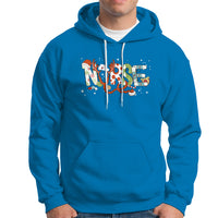 Christmas Nurse Xmas Stethoscope Reindeer Hat Hoodie - Wonder Print Shop