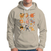 Dabbing Turkey T Rex Pilgrim Pumpkin Pie Funny Thanksgiving Hoodie - Wonder Print Shop