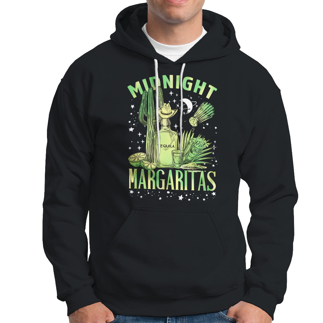 Midnight Margaritas Alcohol Drinker Cocktail Lover Hoodie - Wonder Print Shop