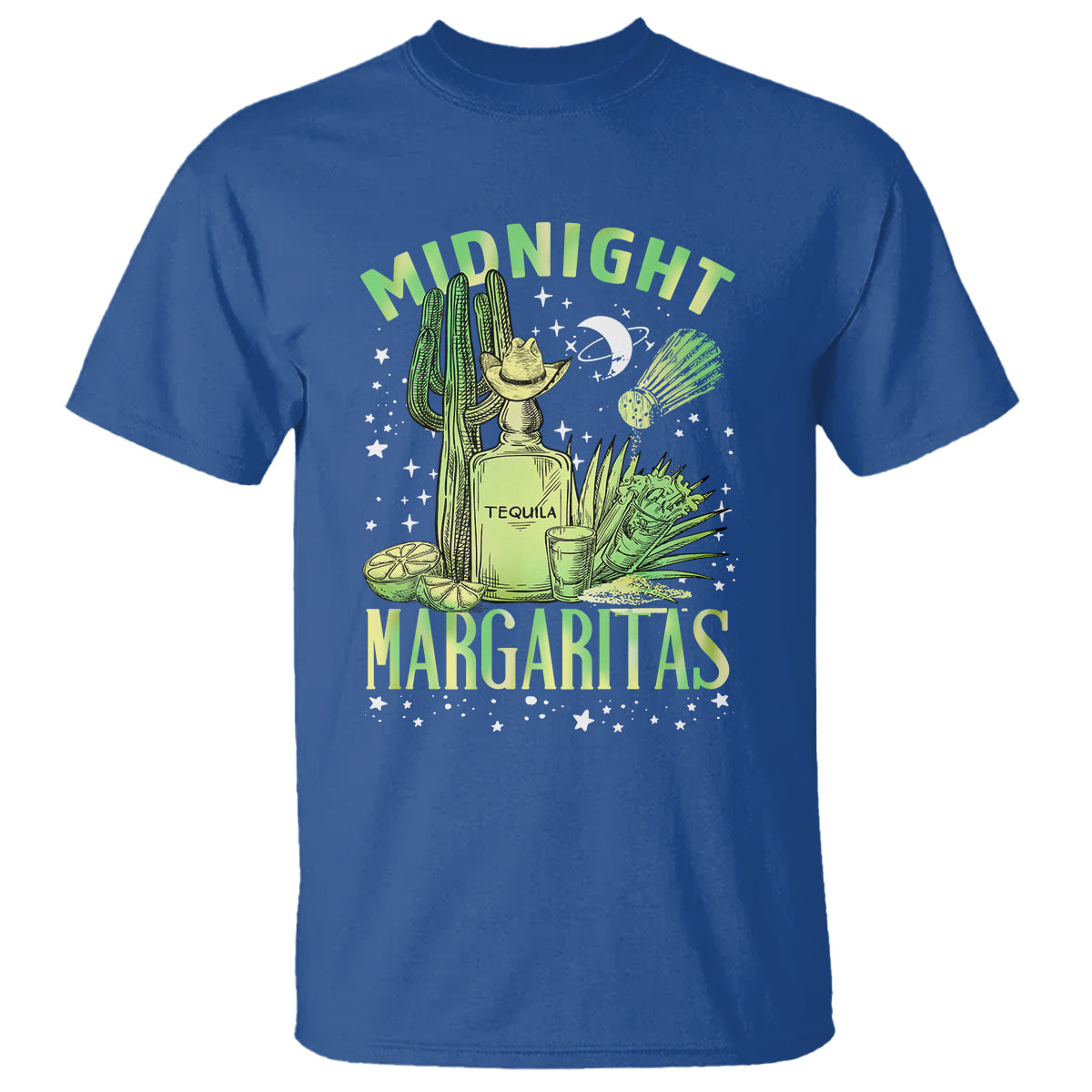 Midnight Margaritas Alcohol Drinker Cocktail Lover T Shirt - Wonder Print Shop