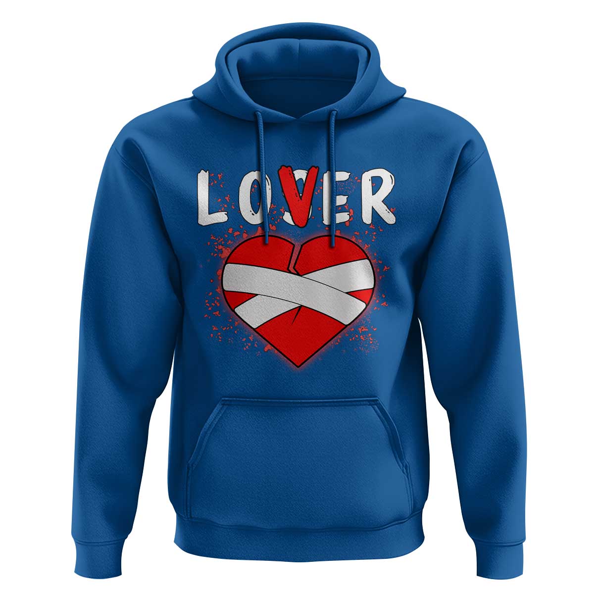 Broken Heart Lover Or Loser Single Day Anti Valentine Hoodie