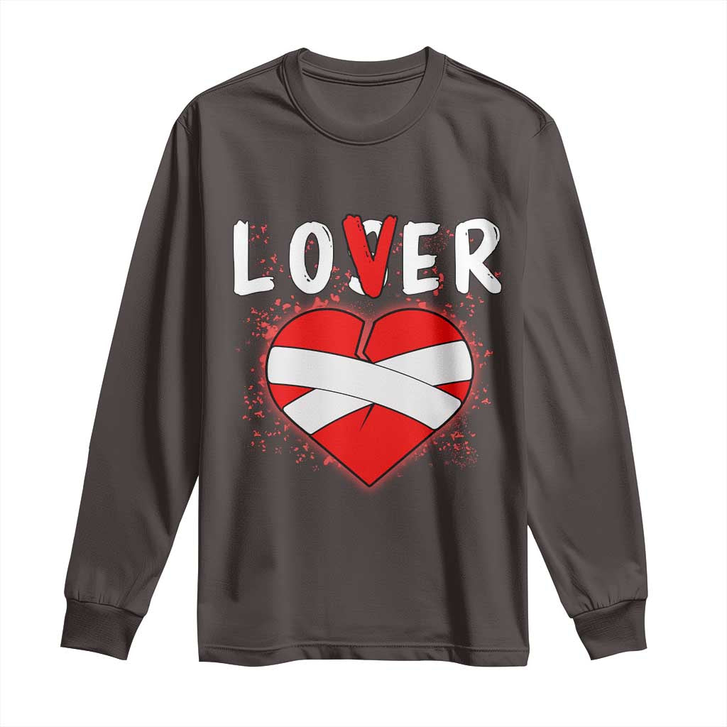 Broken Heart Lover Or Loser Single Day Anti Valentine Long Sleeve Shirt
