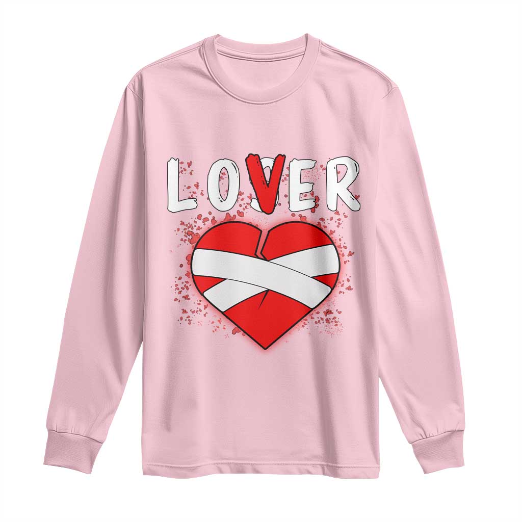 Broken Heart Lover Or Loser Single Day Anti Valentine Long Sleeve Shirt