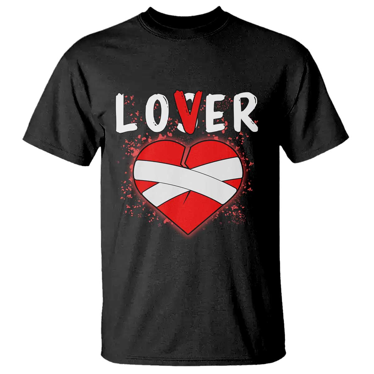 Broken Heart Lover Or Loser Single Day Anti Valentine T Shirt - Wonder Print Shop
