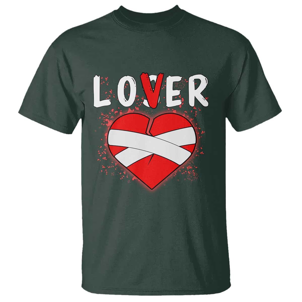 Broken Heart Lover Or Loser Single Day Anti Valentine T Shirt - Wonder Print Shop