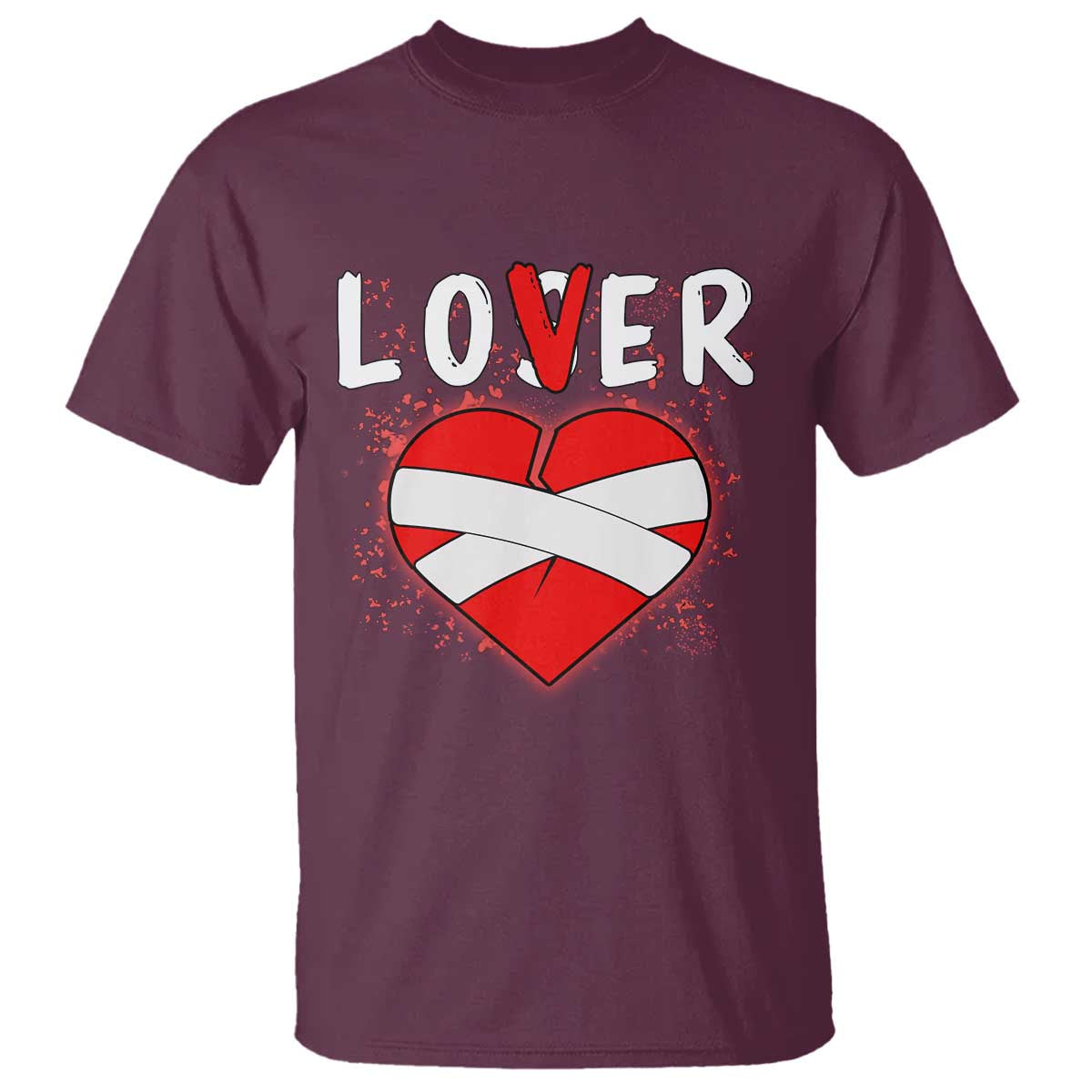 Broken Heart Lover Or Loser Single Day Anti Valentine T Shirt - Wonder Print Shop