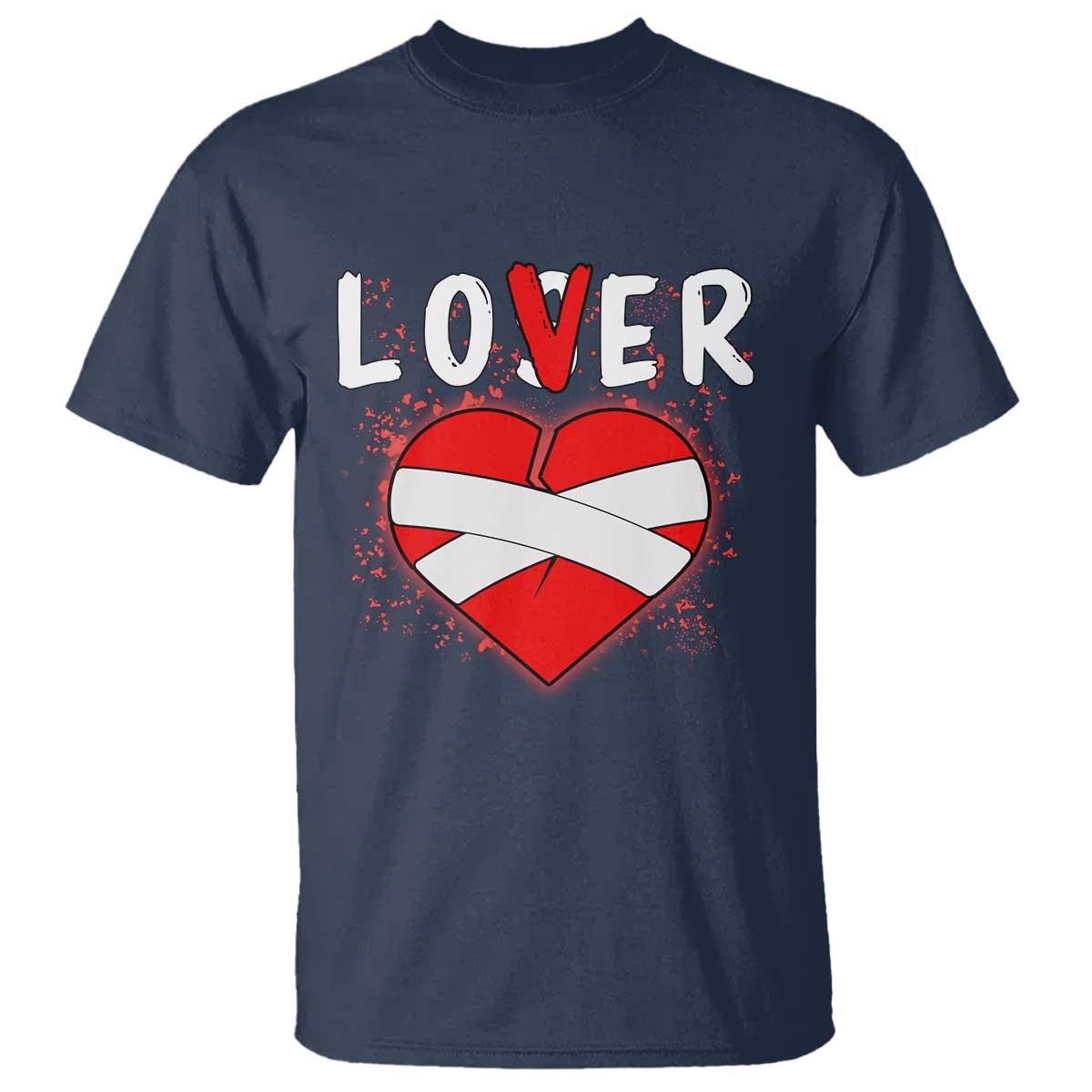 Broken Heart Lover Or Loser Single Day Anti Valentine T Shirt - Wonder Print Shop