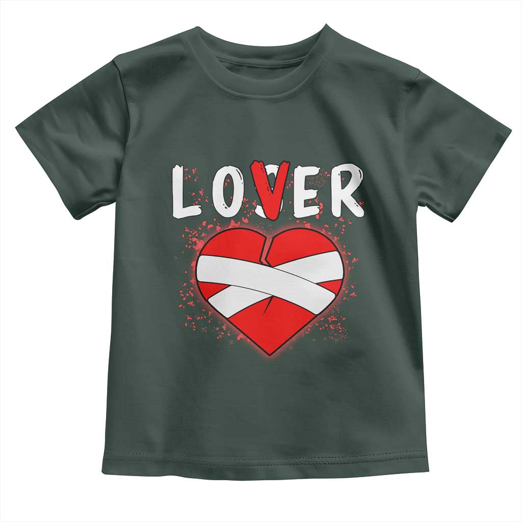 Broken Heart Lover Or Loser Single Day Anti Valentine Toddler T Shirt
