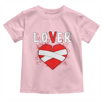 Broken Heart Lover Or Loser Single Day Anti Valentine Toddler T Shirt