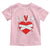 Broken Heart Lover Or Loser Single Day Anti Valentine Toddler T Shirt