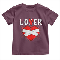 Broken Heart Lover Or Loser Single Day Anti Valentine Toddler T Shirt