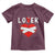 Broken Heart Lover Or Loser Single Day Anti Valentine Toddler T Shirt