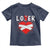 Broken Heart Lover Or Loser Single Day Anti Valentine Toddler T Shirt