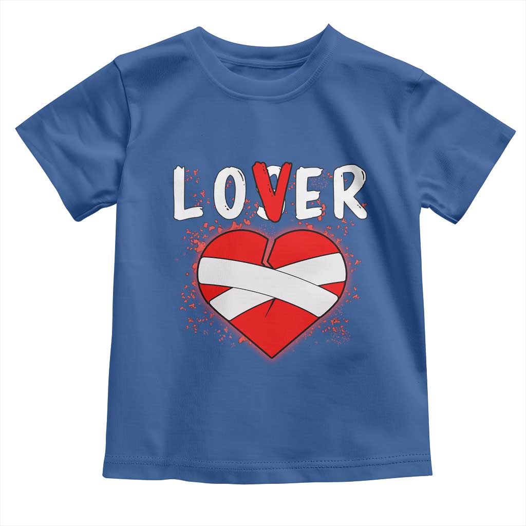 Broken Heart Lover Or Loser Single Day Anti Valentine Toddler T Shirt