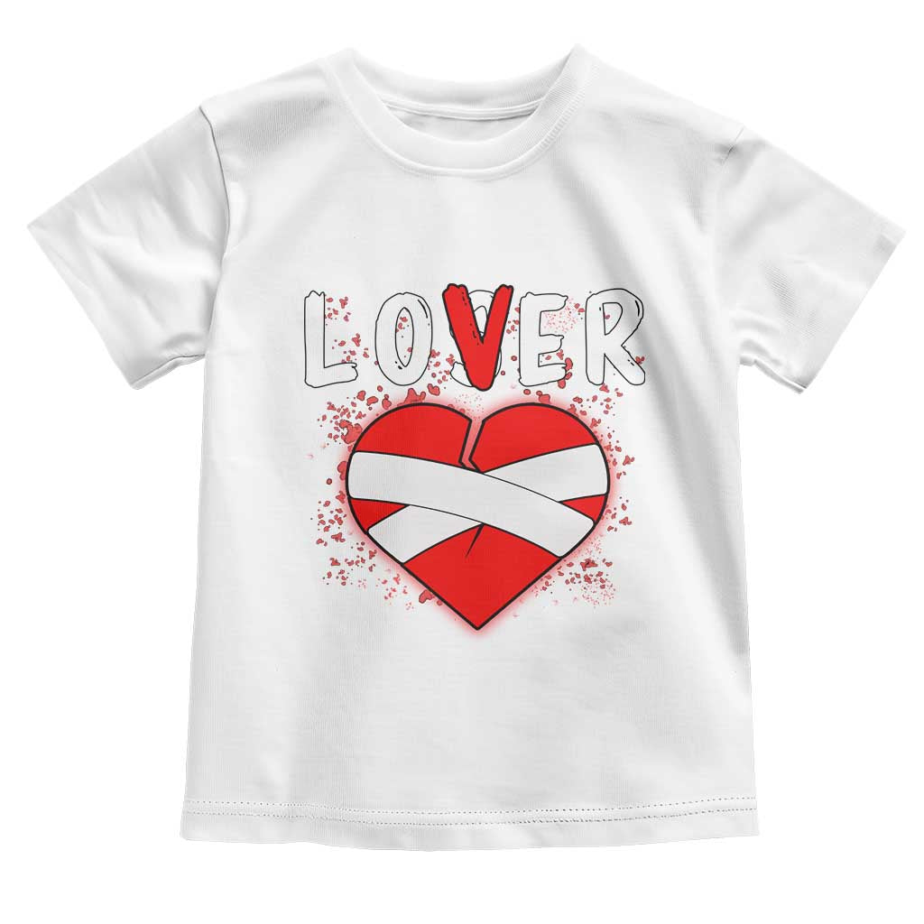 Broken Heart Lover Or Loser Single Day Anti Valentine Toddler T Shirt