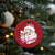 Believe Christmas Vintage Pink Santa Claus Christmas Ornament - Wonder Print Shop