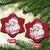 Believe Christmas Vintage Pink Santa Claus Christmas Ornament - Wonder Print Shop