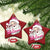 Believe Christmas Vintage Pink Santa Claus Christmas Ornament - Wonder Print Shop