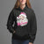 Believe Christmas Vintage Pink Santa Claus Hoodie - Wonder Print Shop