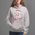 Believe Christmas Vintage Pink Santa Claus Hoodie - Wonder Print Shop