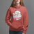 Believe Christmas Vintage Pink Santa Claus Hoodie - Wonder Print Shop