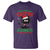 Christmas Harris Walz T Shirt Funny Santa Cat Mind Your Own Damn Business - Wonder Print Shop